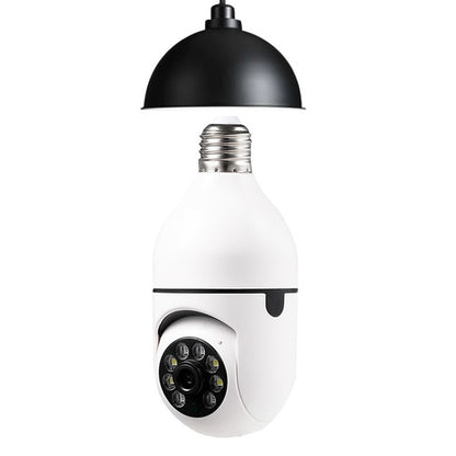 WiFi Camera 1080P Bulb 4X Zoom Home Alarm Monitor