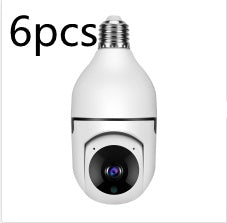 WiFi Camera 1080P Bulb 4X Zoom Home Alarm Monitor