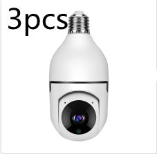 WiFi Camera 1080P Bulb 4X Zoom Home Alarm Monitor